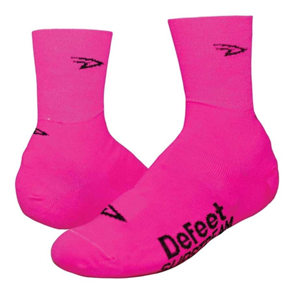 Defeet Slipstream shoe cover Bootie LG/XL Pink Hi-Vis Pink
