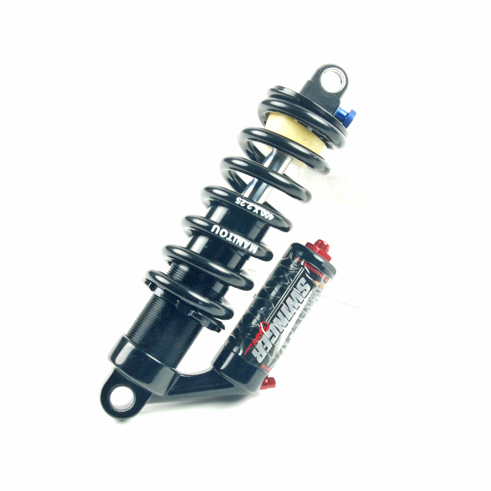 Manitou 6 Way Swinger Coil MTB Rear Shock 400lb 7.785 x 2.25 e swinger image Manitou 6 Way Swinger Coil MTB Rear Shock 400lb 7.785 x 2.25 e picture