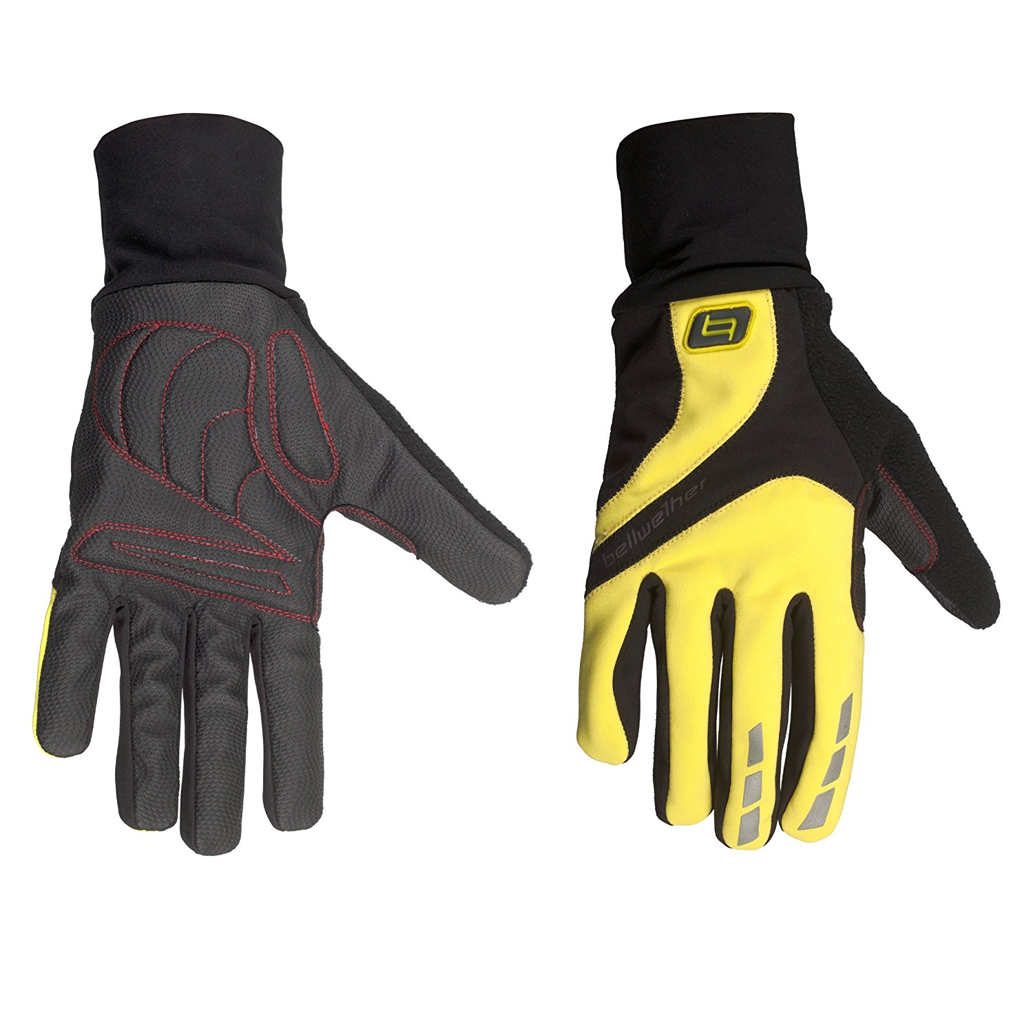 Bellwether Shield Cycling Gloves HI-Vis Yellow Large