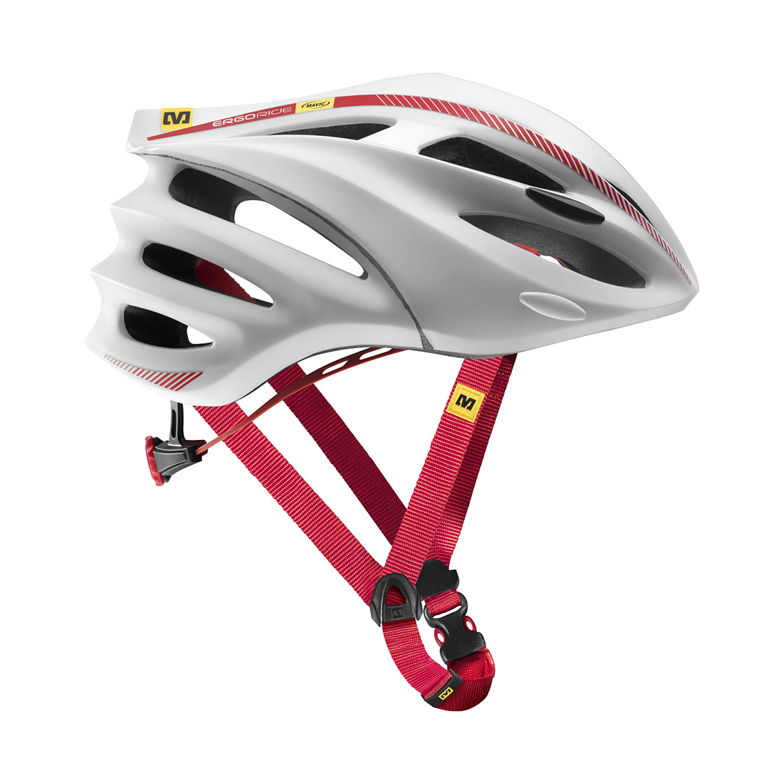 Mavic Syncro Bicycle Helmet White/Red Small