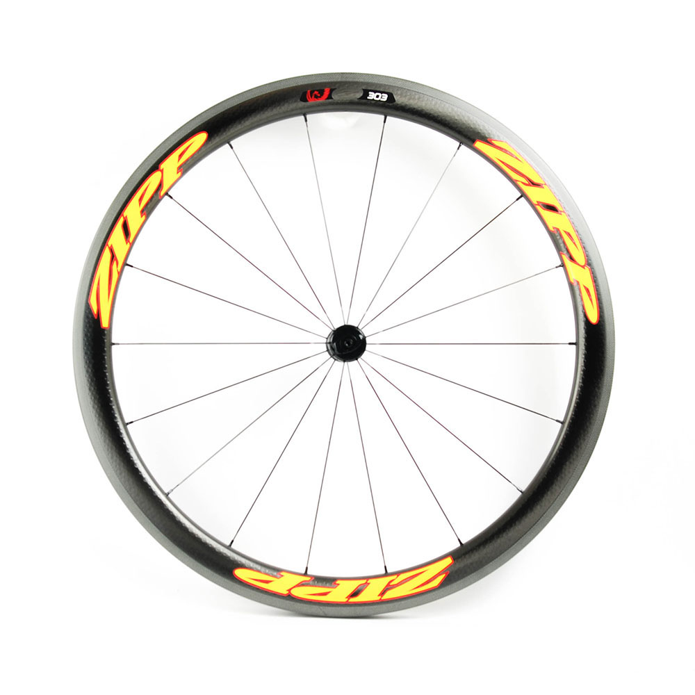 Zipp 303 Firecrest Carbon Clincher Front Wheel 700c Yellow