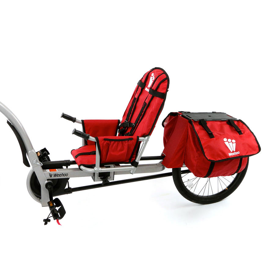 2015 Weehoo iGo Venture Tag Along Child Bicycle Trailer With Hitch Kit 