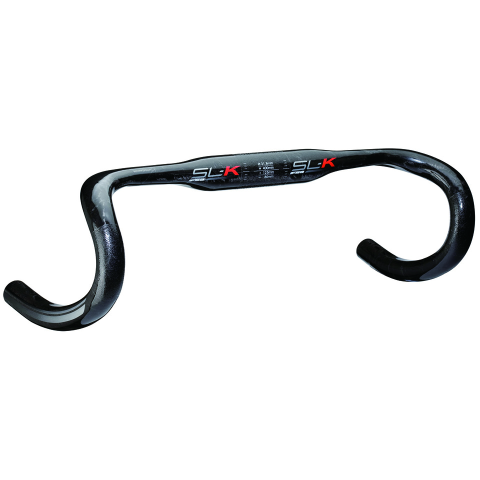 FSA SL-K Compact Carbon Road Bike Handlebars 31.8x380mm Black / Red - Bild 1 von 1