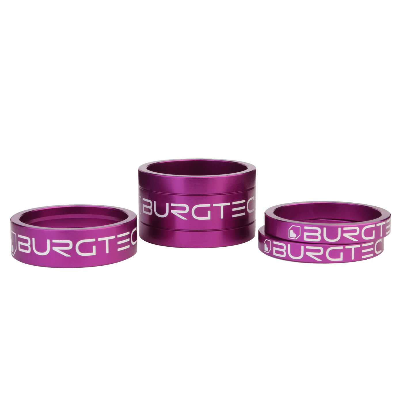 Burgtec Stem Spacer Kit - Purple Rain