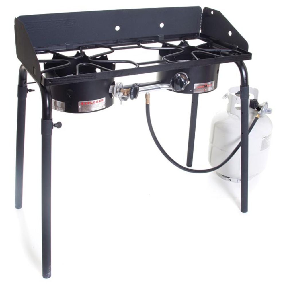 Minimalist Camp Chef 2 Burner Stove for Large Space