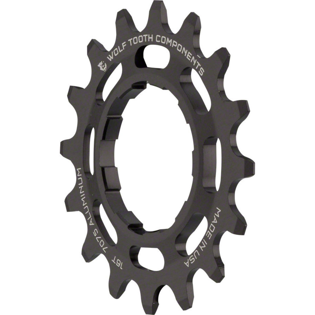 Wolf Tooth Components Single Speed Aluminum Cog 16T Compatible with 3/