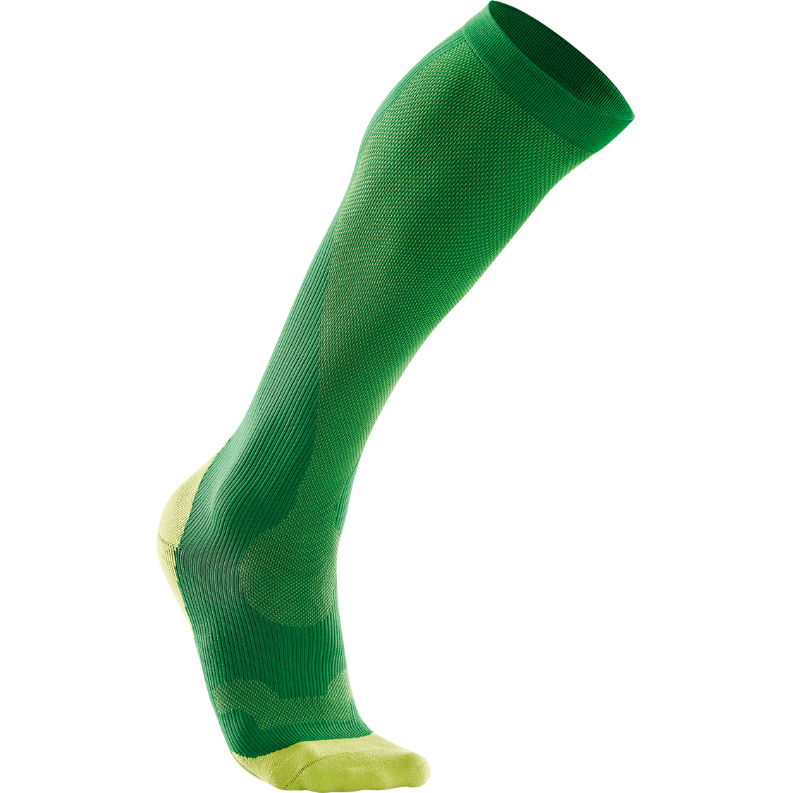 2XU Compression Performance Running Socks Fern Green/Lime Green Women's ...